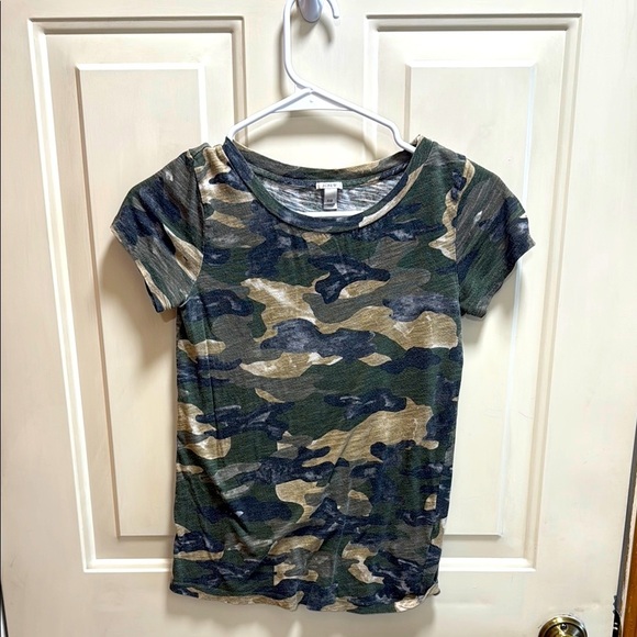 J. Crew Camo T-Shirt size XXS - Picture 1 of 6